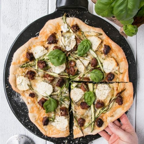 Goats Cheese and Chorizo